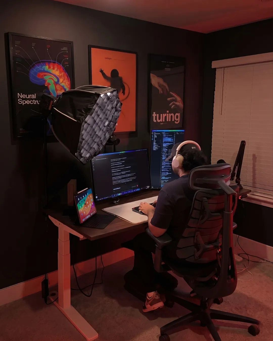 Late nights at the desk